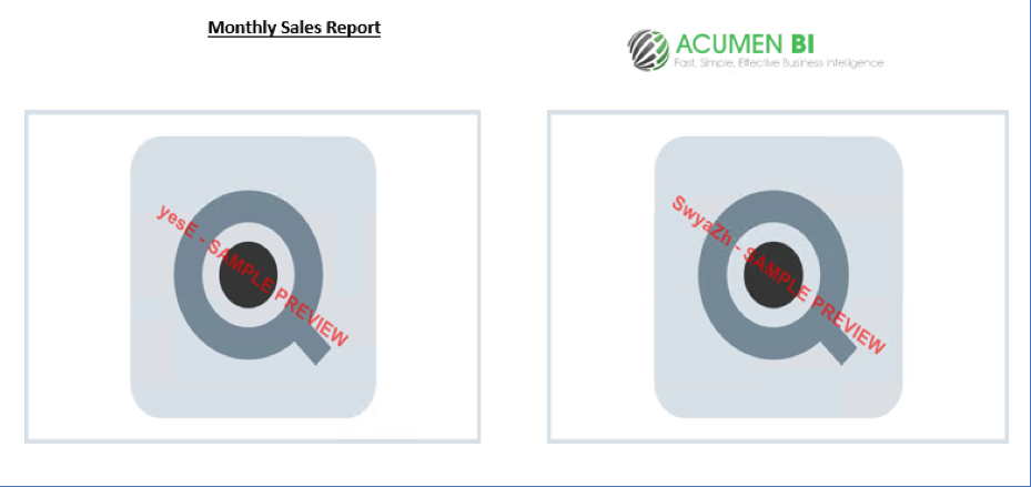 Qlik NPrinting: Simple report layouts | Acumen BI